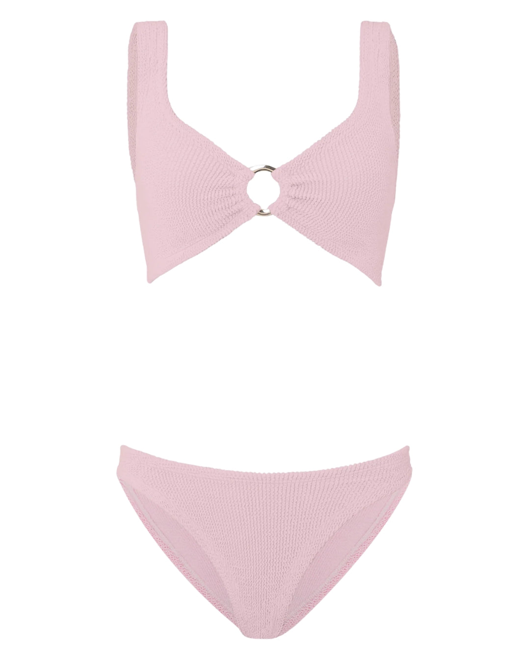Ballet Pink Julia Bikini with Gold Hoop