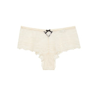 Linen Beige Bianca Lace Boyshort