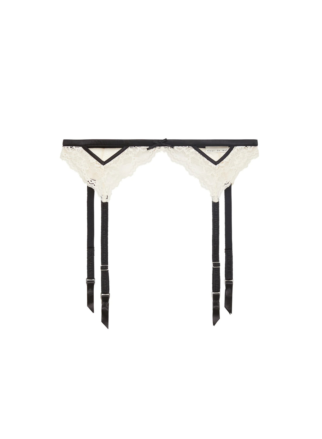 Linen Beige Bianca Lace Garter