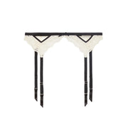 Linen Beige Bianca Lace Garter