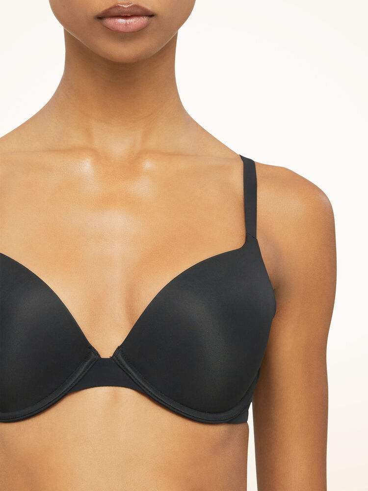 Black 3W Pure Push Up Bra