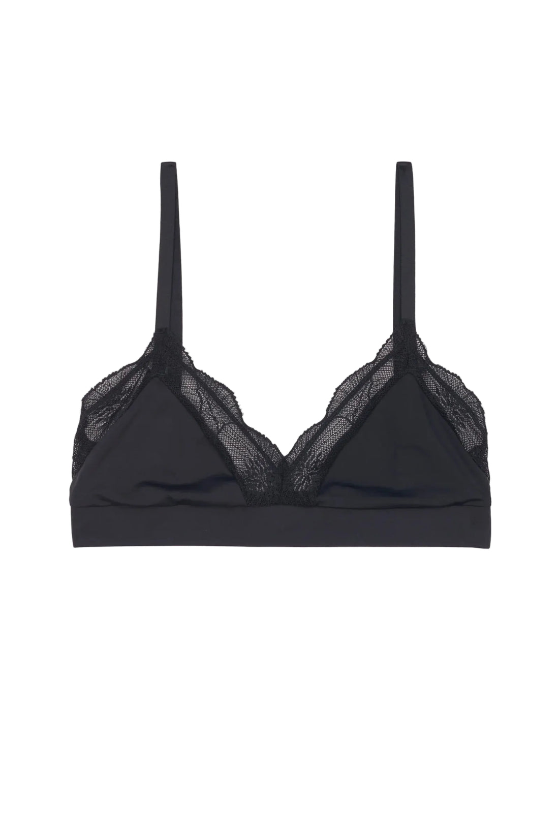 Black Anemone Soft Triangle Bra