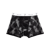 Black Bouquet Lace Boxer Brief