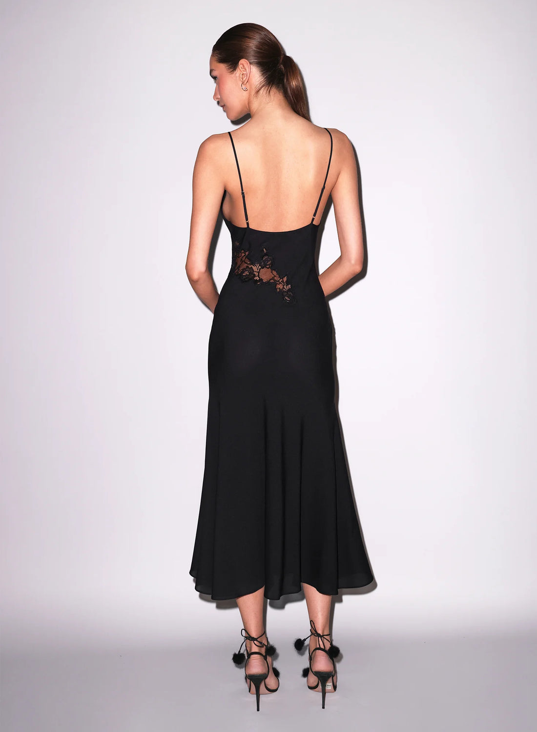 Black Juliet Lace Long Dress