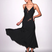 Black Juliet Lace Long Dress