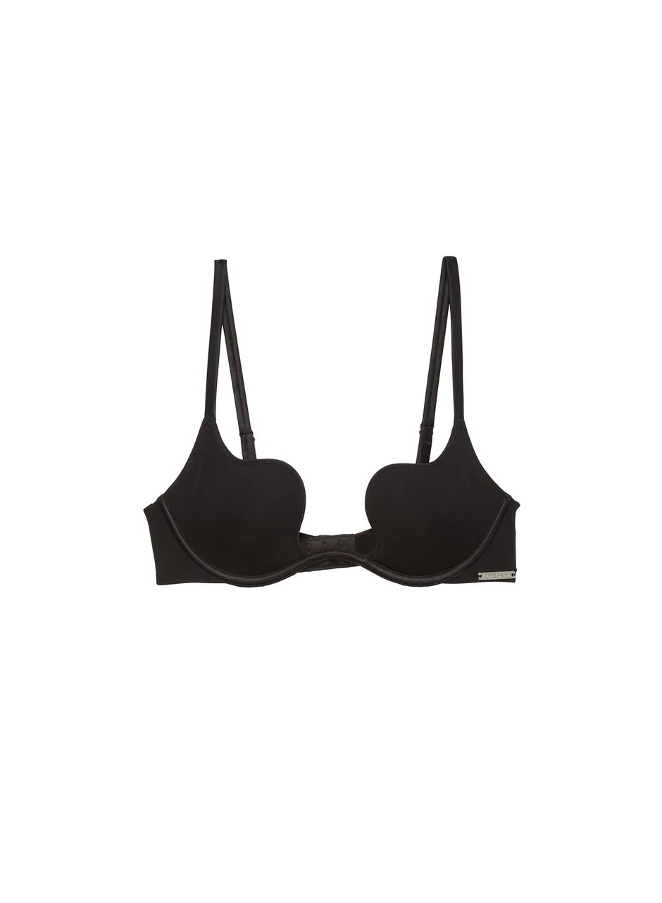 Black Le Stretch Micro U-Plunge Bra