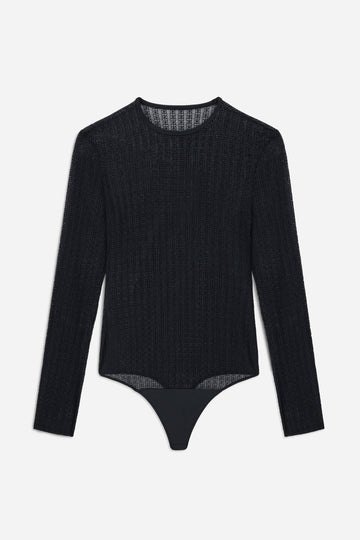 Black Matrix Long Sleeve Bodysuit