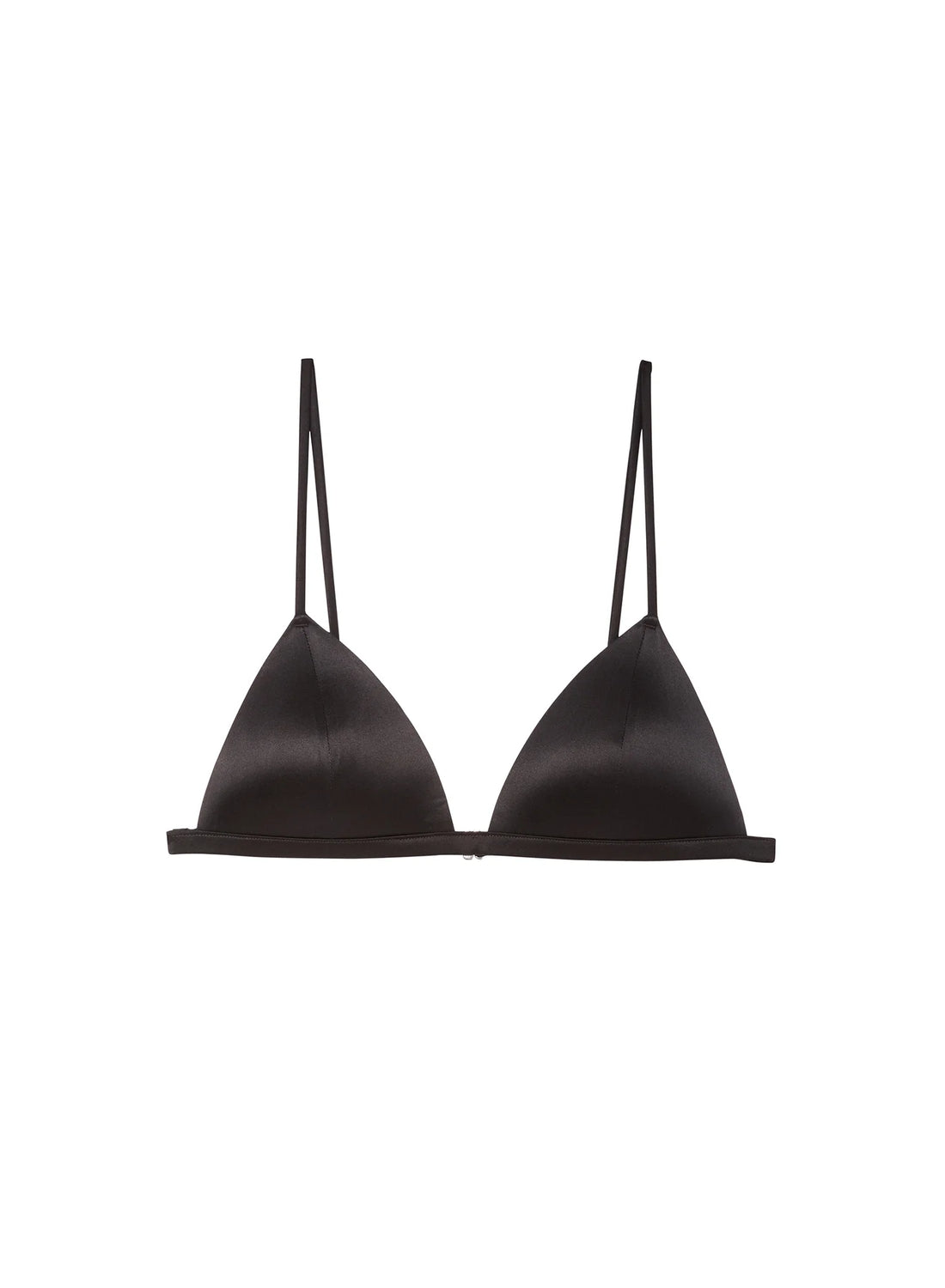 Black Molded Luxe Triangle Bra