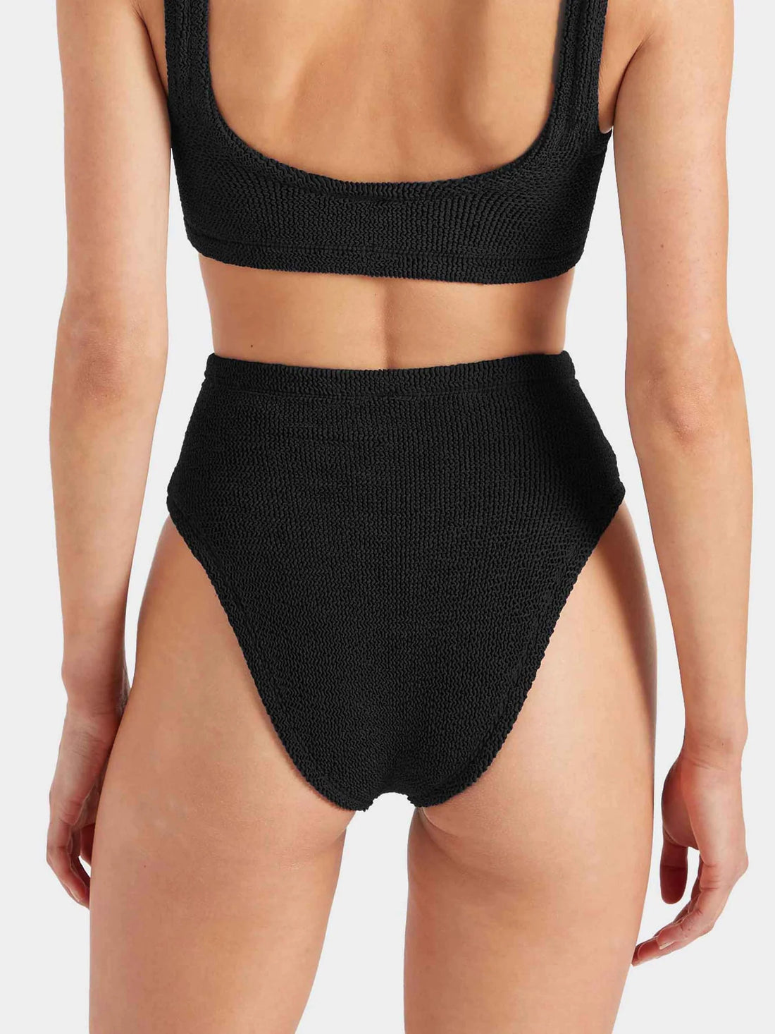 Black Nadine Bikini with Gold Hoop