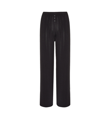 Black Pointelle Pant