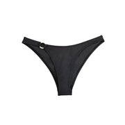 Black U-Plunge Bikini Bottom