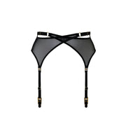 Black Signature Mesh Wrap Suspender
