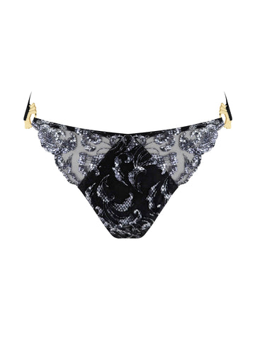 Black Siren Open Back Brief