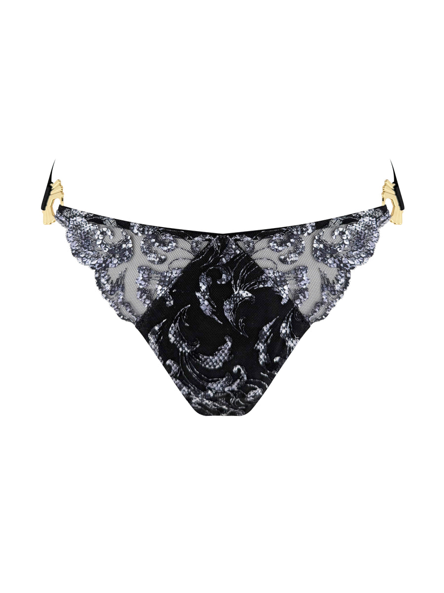 Black Siren Open Back Brief