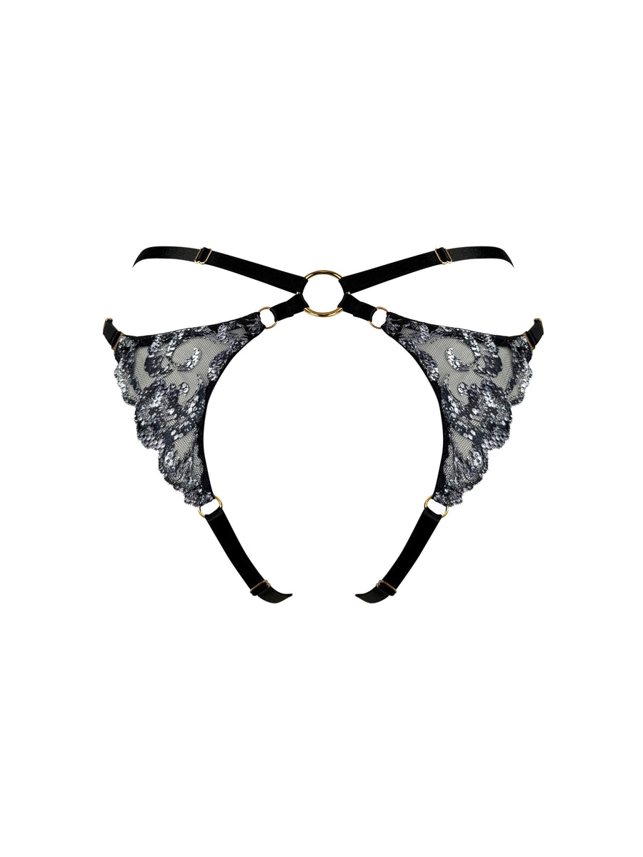 Black Siren Open Back Brief