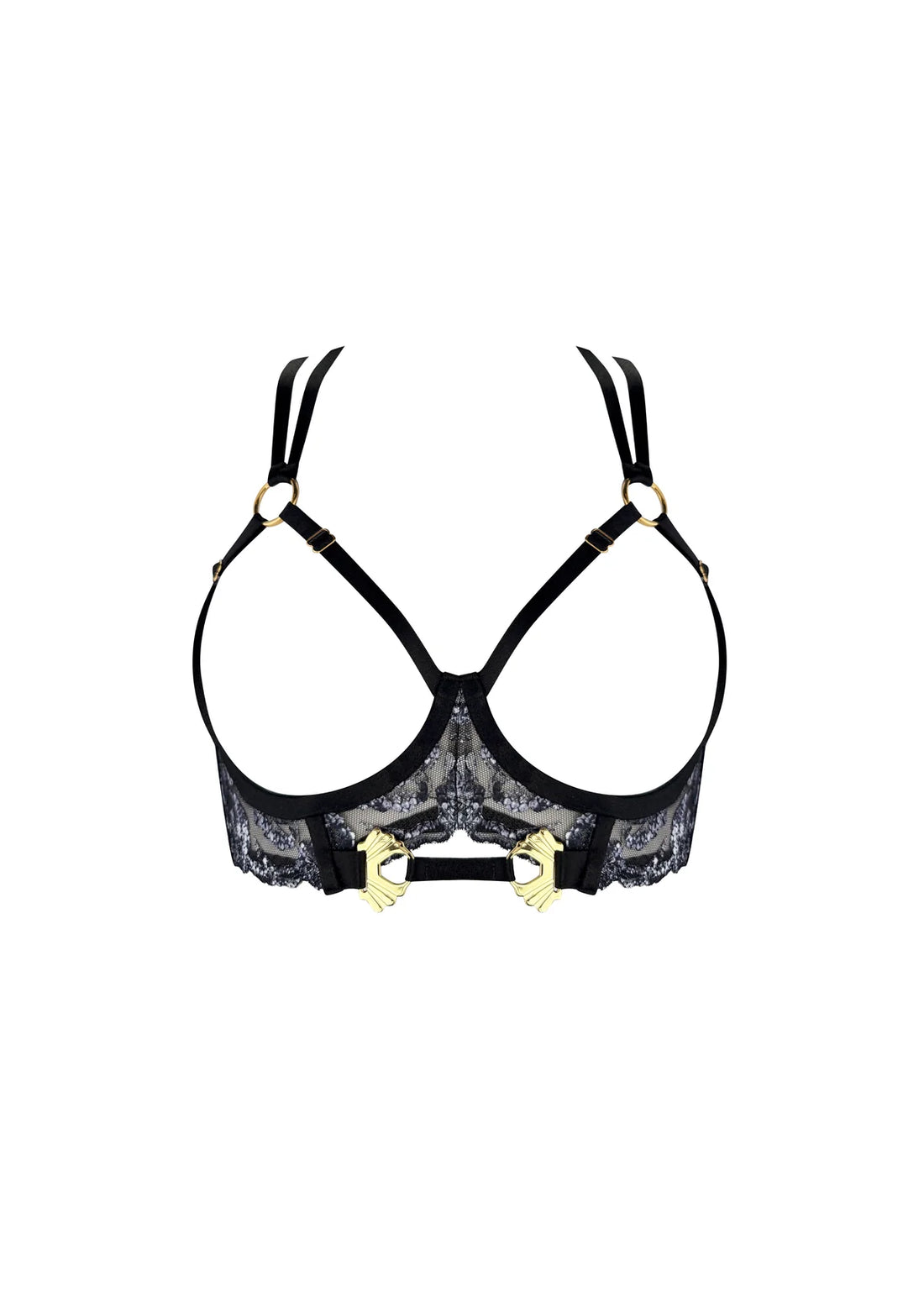 Black Siren Ouvert Wire Bra