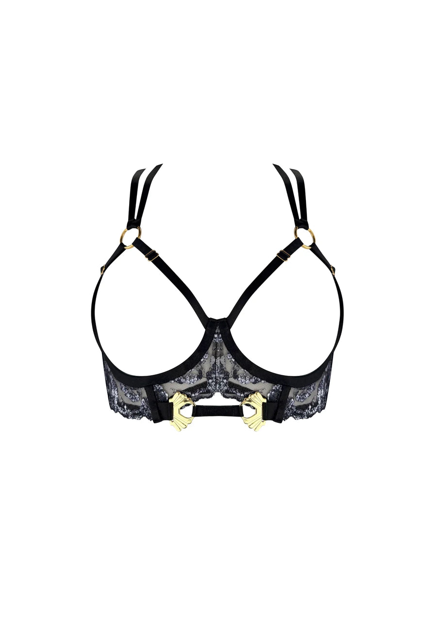 Black Siren Ouvert Wire Bra