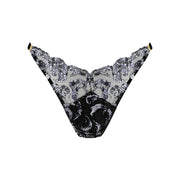 Black Siren Strap Thong