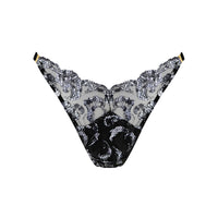 Black Siren Strap Thong