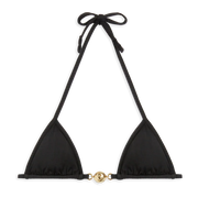 Black Splash Bikini Top