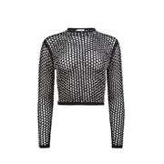 Black Spotlight Long Sleeve Top
