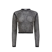 Black Spotlight Long Sleeve Top