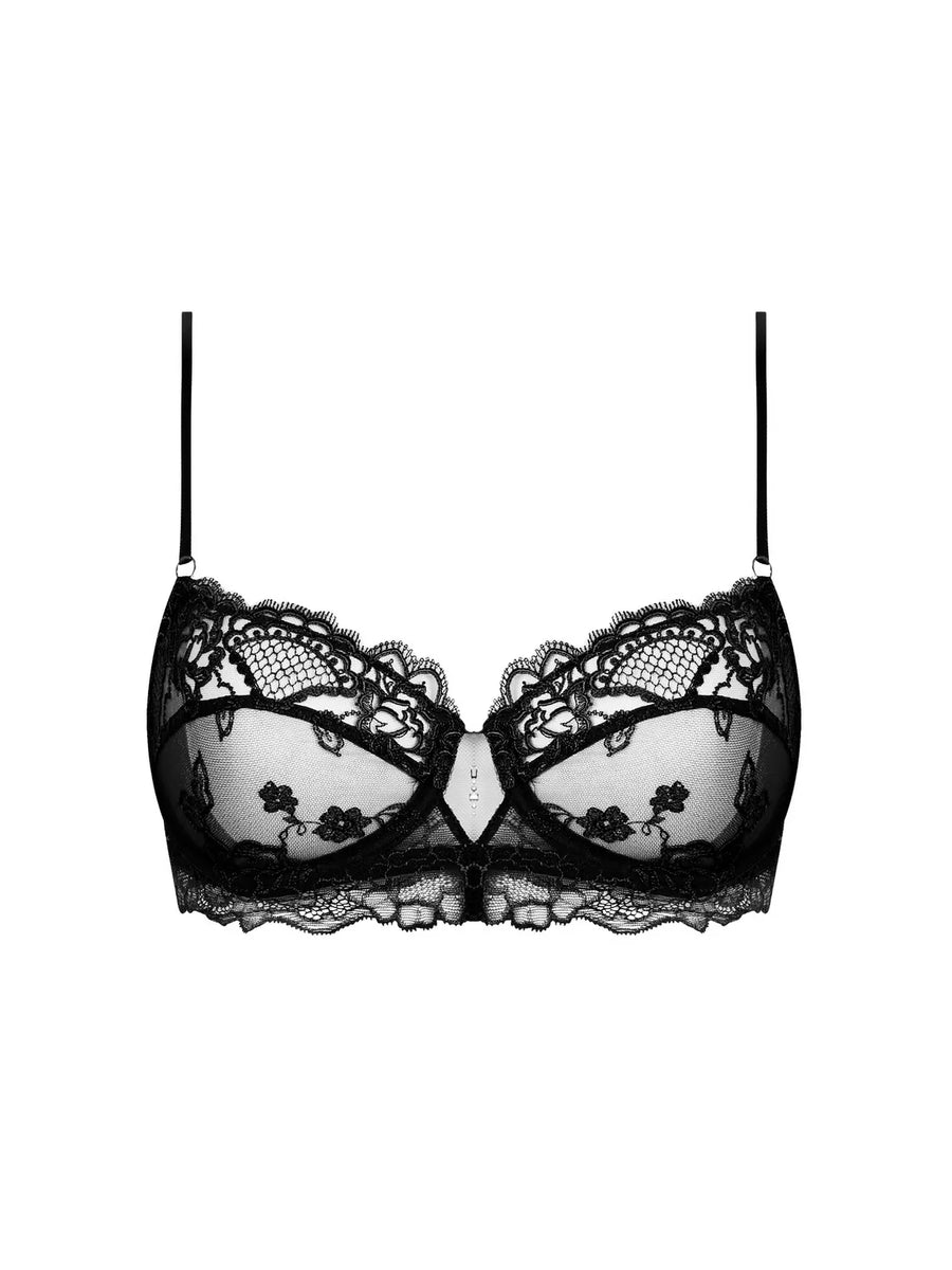 Black Sublime en Dentelle Demi Bra