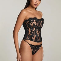 Black Tokyo Evenings Strapless Bustier