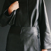 Black Utility Skirt Belt