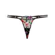 Black Wildfleur G-String