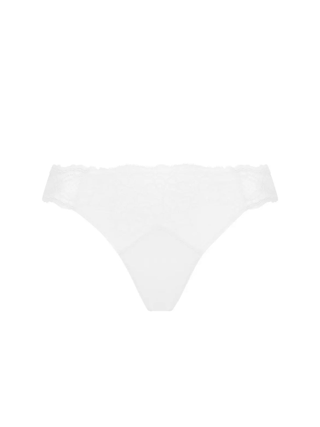 Blanc Sublime en Dentelle Thong