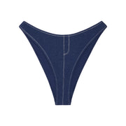 Summer Denim Blue Denim Bikini Bottom