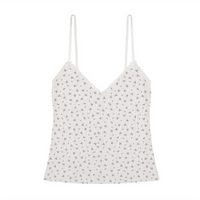 Blue Fields Pointelle Long Cami