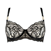 Black Pearl Balconette Wire Bra