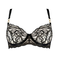 Black Pearl Balconette Wire Bra