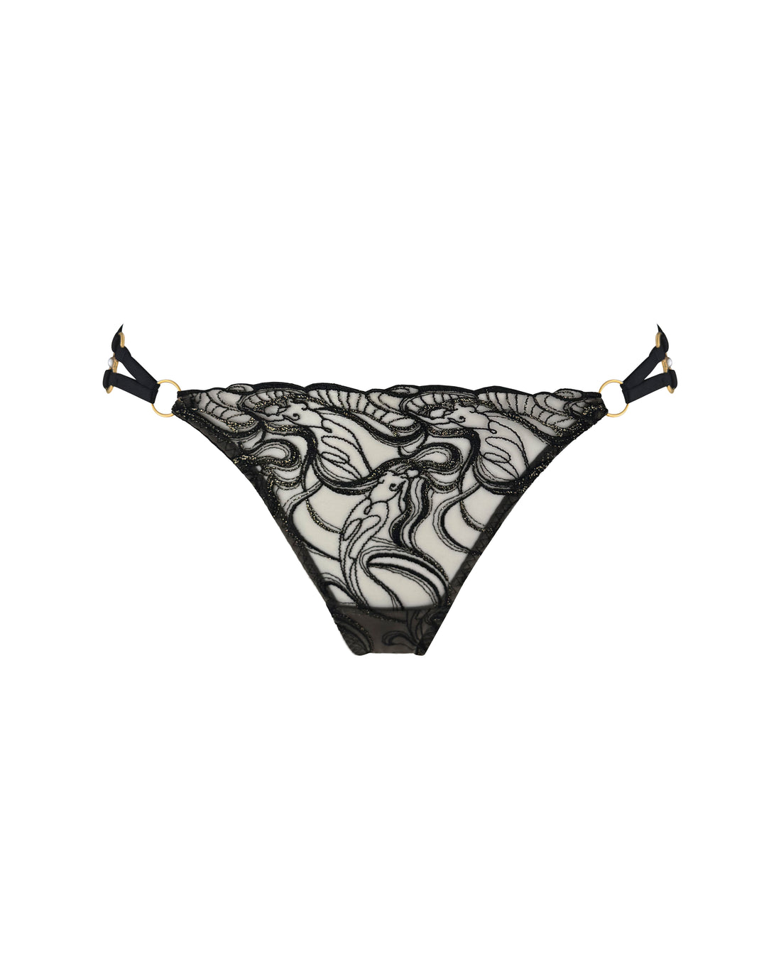 Black Pearl Open Back Brief
