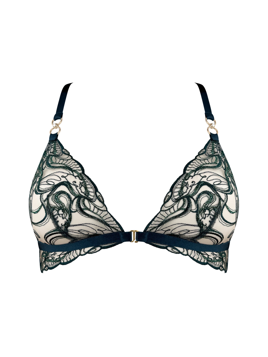 Teal Pearl Soft Cup Bra