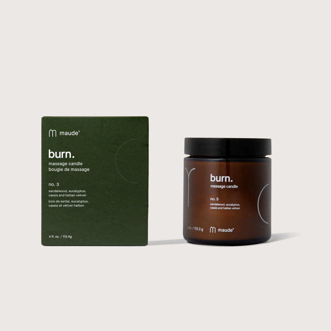 Burn no. 3 Massage Candle