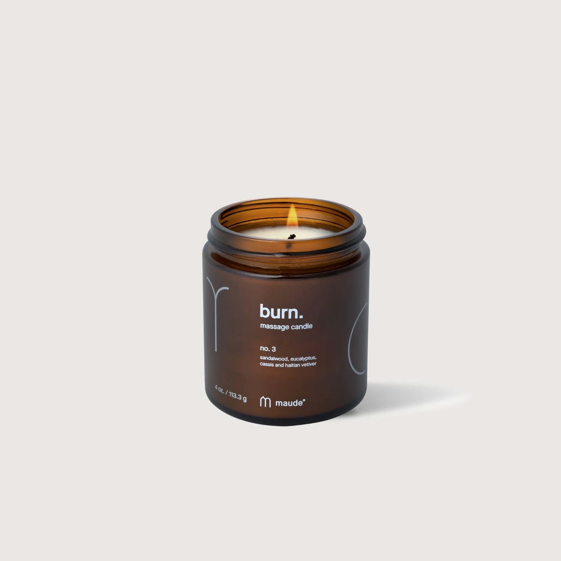Burn no. 3 Massage Candle