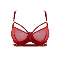 Burnt Red Signature Balconette Wire Bra