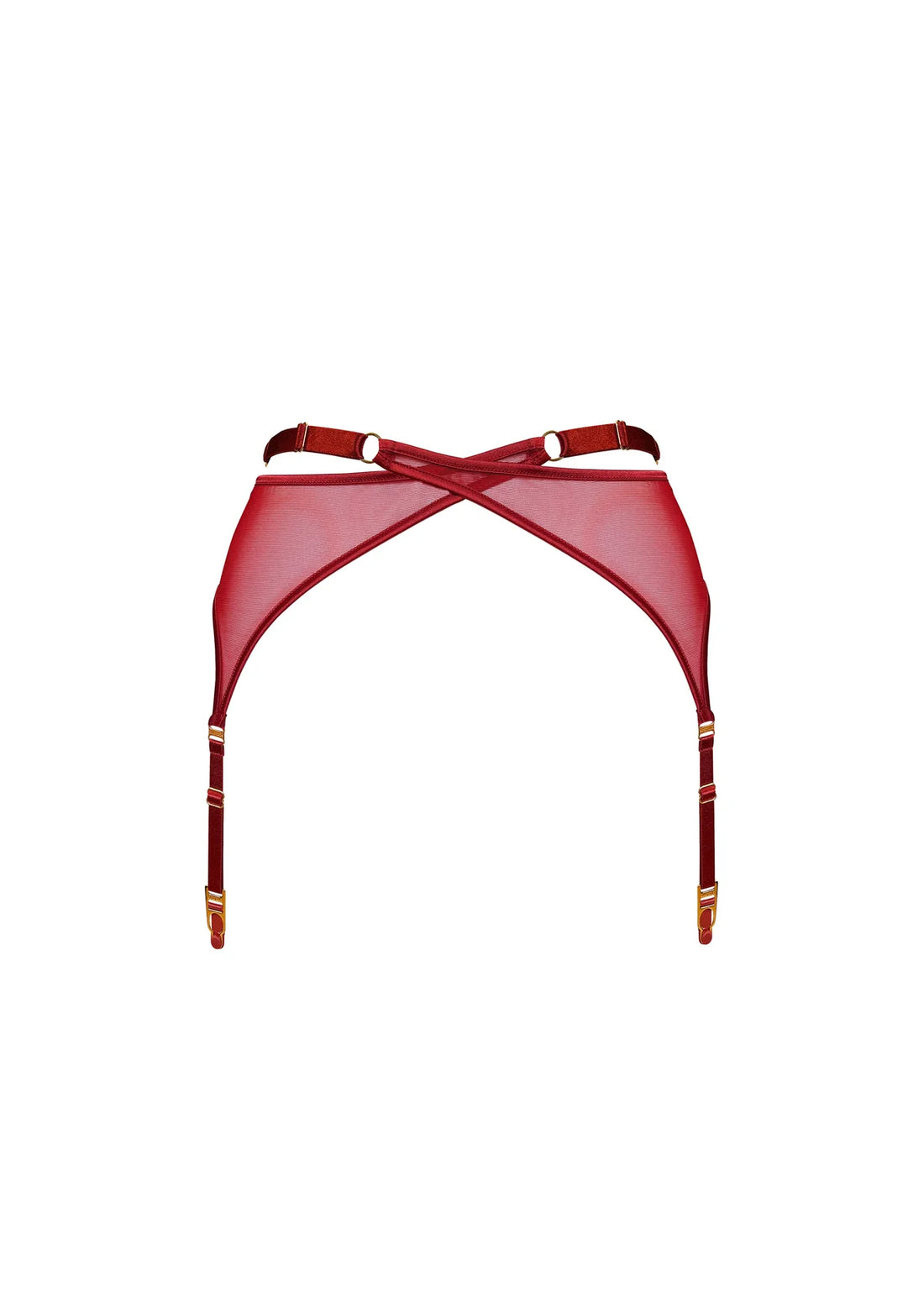 Burnt Red Signature Mesh Wrap Suspender