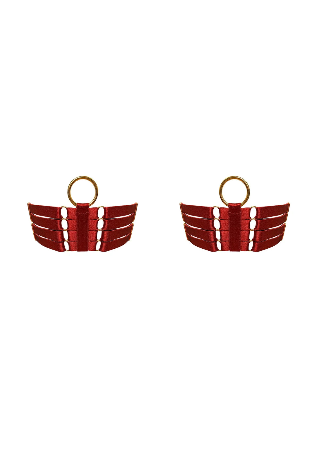 Burnt Red Signature Webbed Garters