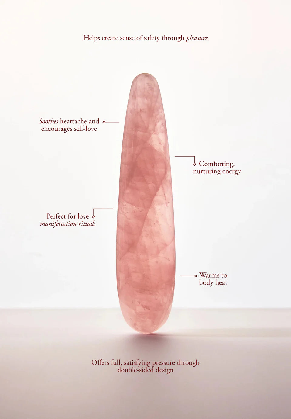 The Heart: Original Rose Quartz Wand