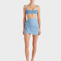 Cornflower UPF+ 50 Short Sarong