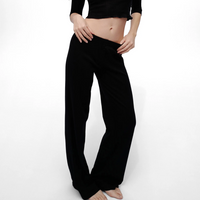 Black Pointelle Pant