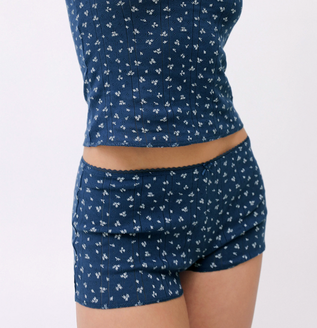 Midnight Fields Pointelle Teeny Tiny Short