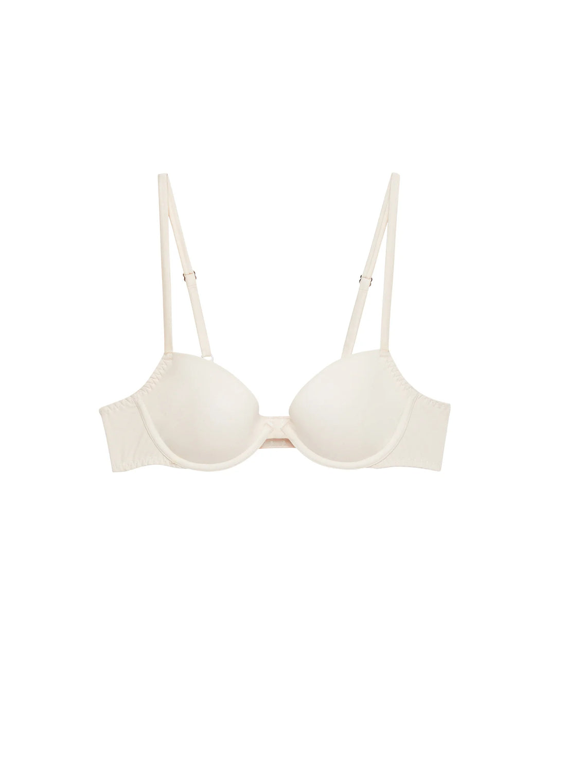 Cream Pearl Le Stretch Cotton Molded T-Shirt Bra