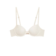 Cream Pearl Le Stretch Cotton Molded T-Shirt Bra