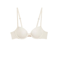 Cream Pearl Le Stretch Cotton Molded T-Shirt Bra