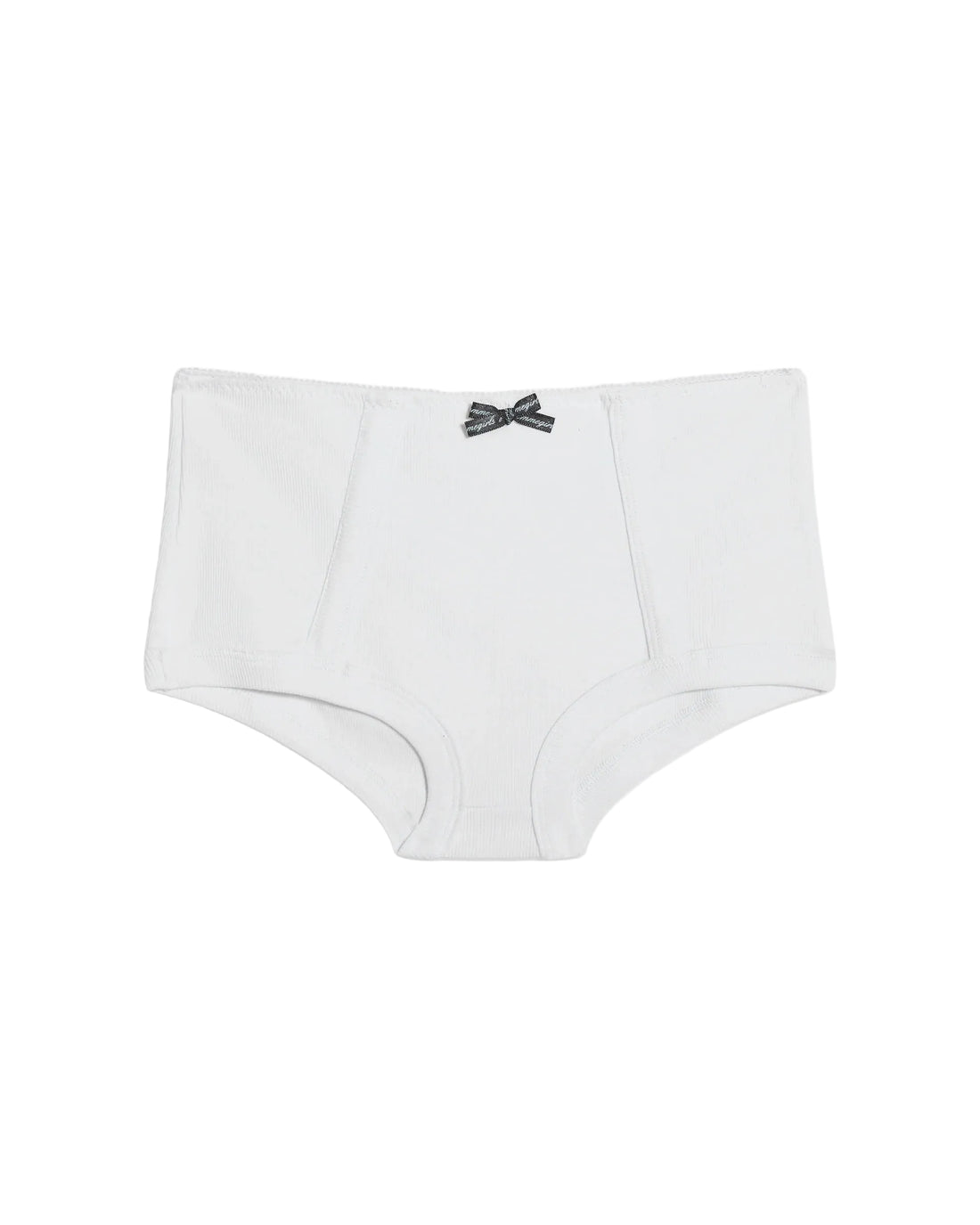 Cream Ribbed Boy Short